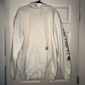 Carhartt Cream Loose Fit Hoodie